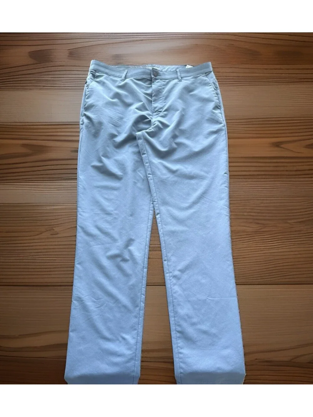 Banana Republic Men’s Blue Polyester Chino Pants Sz 36x34 Straight Leg